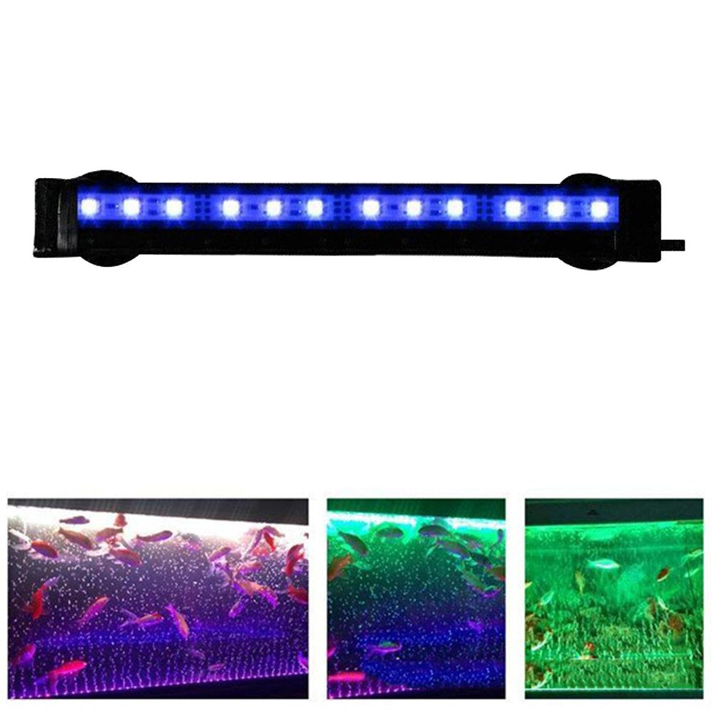 Remote Control 5050 RGB LED Aquarium Bubble Lamp Turtle Betta Tanks Effect Lighting 16Cm Animals & Pet Supplies > Pet Supplies > Fish Supplies > Aquarium Lighting perfk   