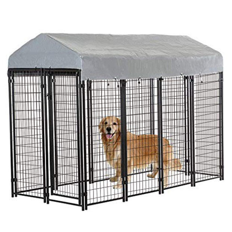 FDW Outdoor Heavy Duty Playpen Dog Kennel with Cover, X-Large, 96"L Animals & Pet Supplies > Pet Supplies > Dog Supplies > Dog Kennels & Runs FDW   