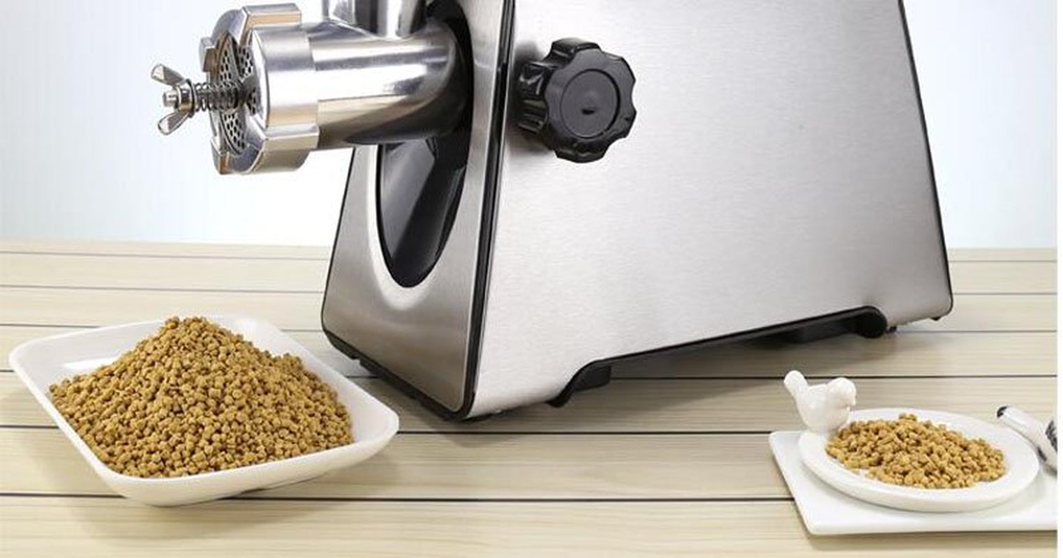 INTBUYING 220V 3.0Mm Small Electric Household Animal Feed Food Pellet Machine Animals & Pet Supplies > Pet Supplies > Small Animal Supplies > Small Animal Food INTBUYING   