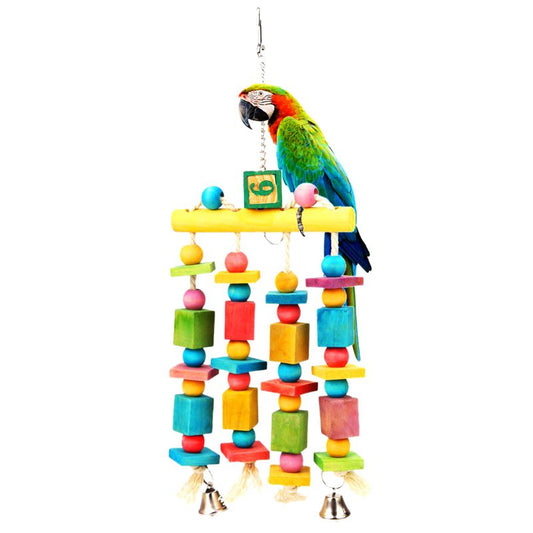 Ardorlove Colorful Bird Toys for Parrot Chewing Toys Cockatiel African Grey Parrot Birds Toys Animals & Pet Supplies > Pet Supplies > Bird Supplies > Bird Toys Ardorlove As show  