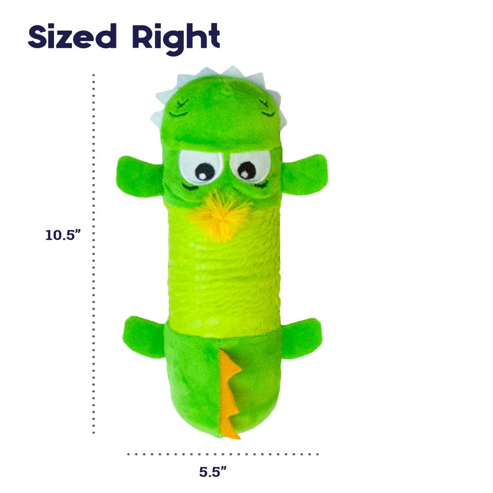 Petstages SF Big Squeak Gator Dog Toy, Green, Medium Animals & Pet Supplies > Pet Supplies > Dog Supplies > Dog Toys Outward Hound Holdings   