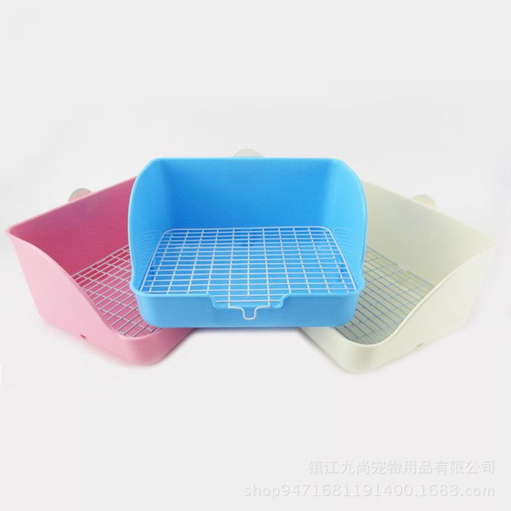 Pet Small Rat Toilet Basin, Square Potty Trainer Corner Litter Bedding Box Pet Pan Let Small Animals Develop the Habit of Toileting at a Fixed Point, Dry and Hygienic Animals & Pet Supplies > Pet Supplies > Small Animal Supplies > Small Animal Bedding Echenor   