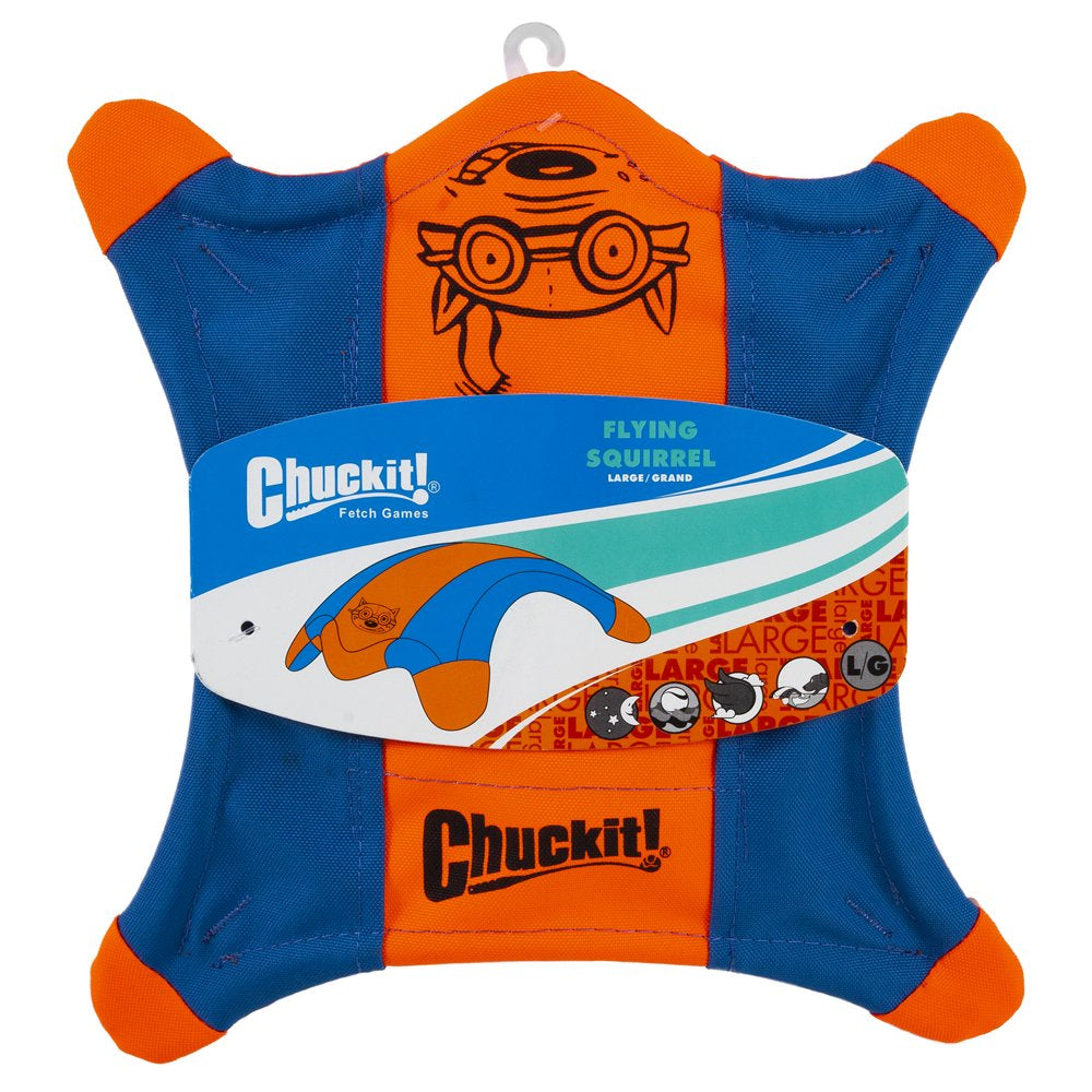 Chuckit! Flying Squirrel Spinning Dog Toy, Medium Animals & Pet Supplies > Pet Supplies > Dog Supplies > Dog Toys Doskocil Manufacturing Co Inc L  