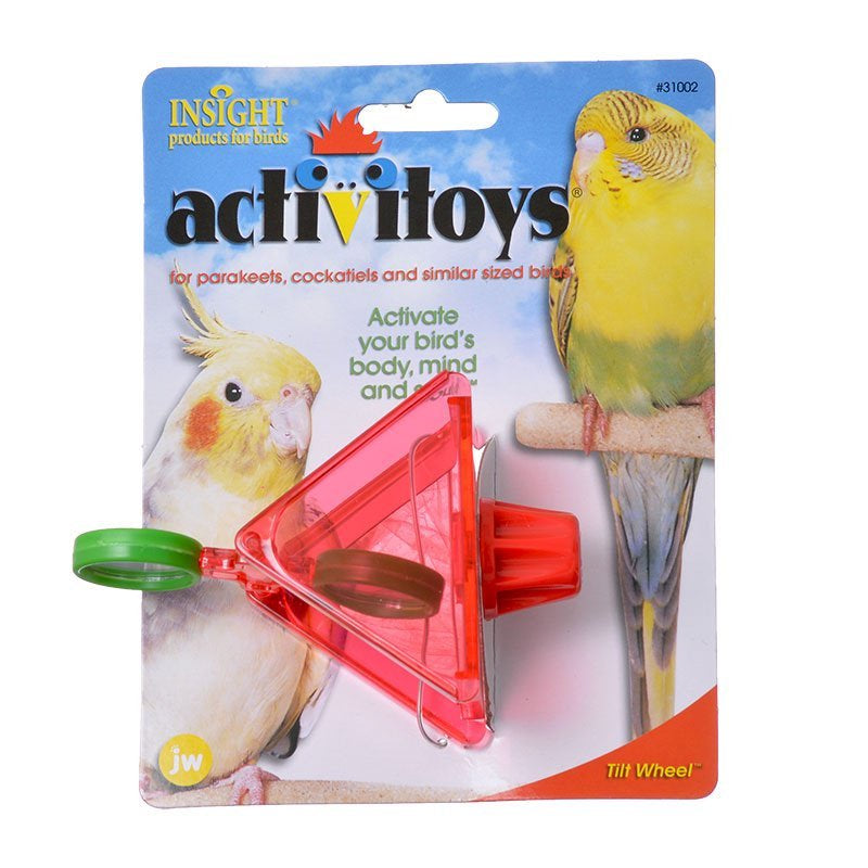 JW Insight Tilt Wheel Bird Toy Tilt Wheel Bird Toy Animals & Pet Supplies > Pet Supplies > Bird Supplies > Bird Toys Jw Pet Company 6 ct  