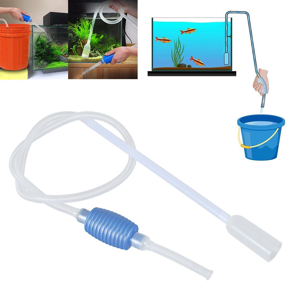 Fyeme Fish Tank Water Suction Machine Siphon Pump Cleaning Pump Aquarium Vacuum Cleaner Sand and Stone Cleaning Fish Tank Water Suction Device Animals & Pet Supplies > Pet Supplies > Fish Supplies > Aquarium Cleaning Supplies Fyeme   