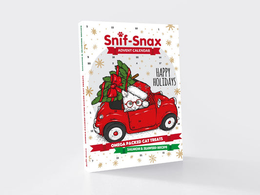 Snif-Snax Holiday Cat Advent Calendar, Atlantic Salmon and Seaweed Animals & Pet Supplies > Pet Supplies > Cat Supplies > Cat Treats Snif-Snax   
