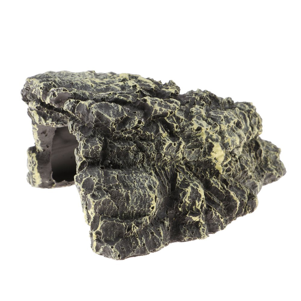 Reptile Cave, Amphibians Pet Tortoise Habitat Cave, Handcrafed from Premium and Resin - 5..7X2.36 Inch Animals & Pet Supplies > Pet Supplies > Small Animal Supplies > Small Animal Habitat Accessories DYNWAVE   