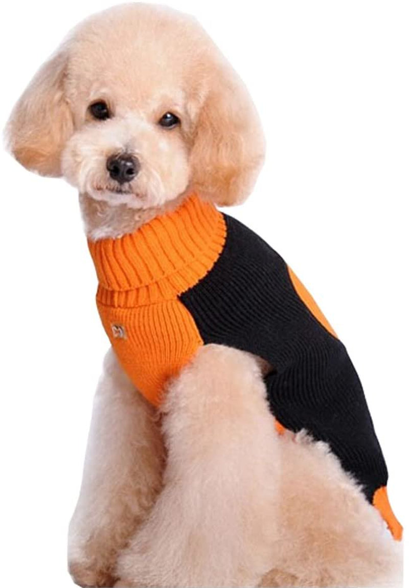 Bellaven Pet Clothes the Halloween Pumpkin Cat Dog Sweater, Dog Knitwear, Dog Apparel, Pet Sweatshirt Animals & Pet Supplies > Pet Supplies > Cat Supplies > Cat Apparel Bellaven   