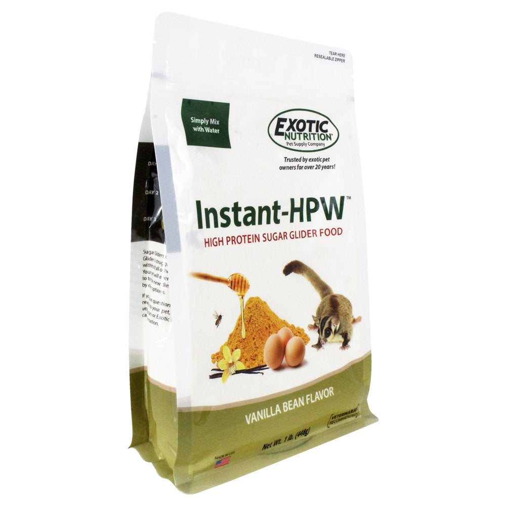 Exotic Nutrition Instant-Hpw High Protein Sugar Glider Food, 16 Oz. Animals & Pet Supplies > Pet Supplies > Small Animal Supplies > Small Animal Food Exotic Nutrition   