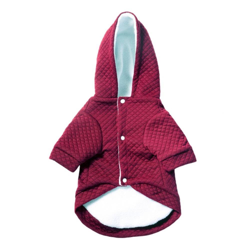 Clearance Dog Clothes Warm Puppy Dog Hoodies Soft Pullover Windproof Pet Coat Jacket for Small Medium Dog Cat Apparel Animals & Pet Supplies > Pet Supplies > Cat Supplies > Cat Apparel Praeter M Red 