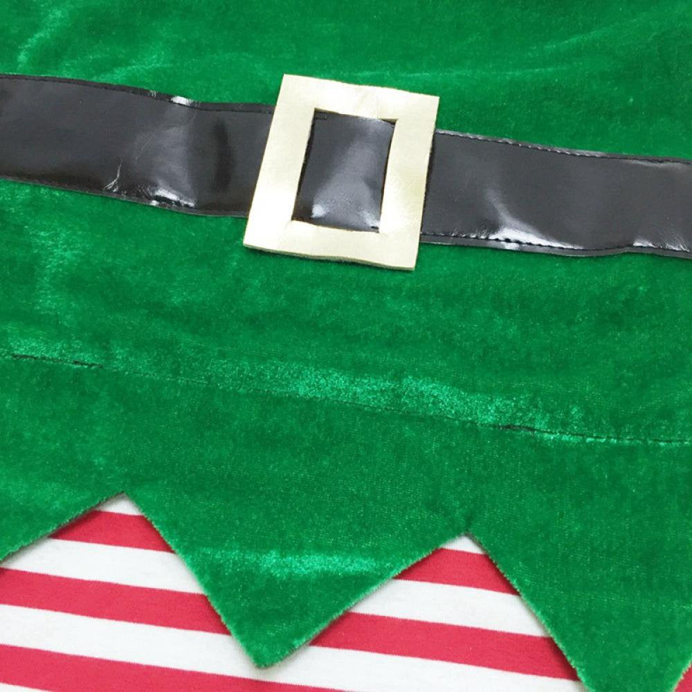 Christmas Green Elf Pet Dog Christmas Vest Coat Costumes Pet Dress Puupy Apparel Animals & Pet Supplies > Pet Supplies > Dog Supplies > Dog Apparel Jongmart   