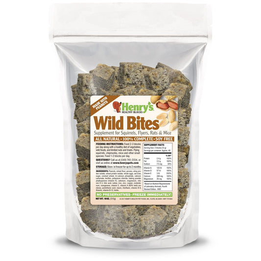 Henry’S Wild Bites – Nutritionally Complete Food for Squirrels, Flying Squirrels, and Chipmunks Animals & Pet Supplies > Pet Supplies > Small Animal Supplies > Small Animal Food Henry's Healthy Pet Foods, Inc.   