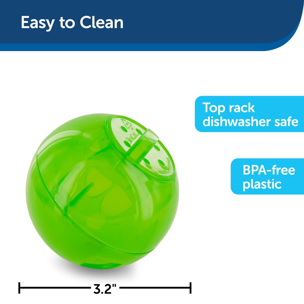 Petsafe Slimcat Interactive Feeder Ball for Cats, Fill with Food and Treats, Green Animals & Pet Supplies > Pet Supplies > Dog Supplies > Dog Toys Radio Systems Corporation   