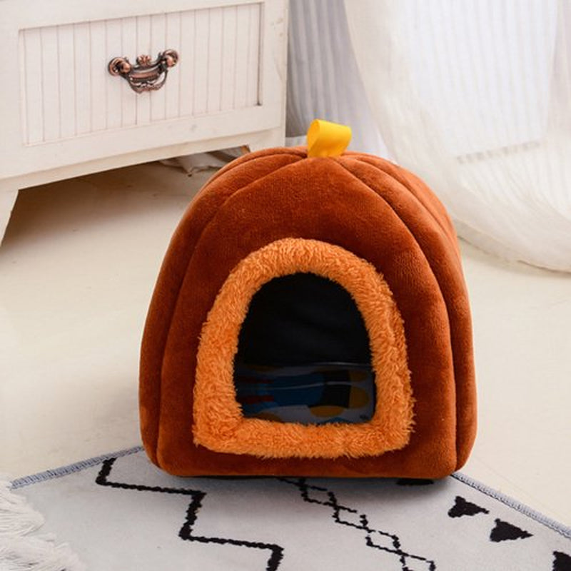Benbor Hamster Nest with Handle Keep Warm Pet Bed Small Animal Cave Bed Winter House Pet Supplies