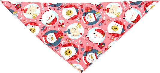 Dog Birthday Boy Bandana Pet Happy Birthday Party Scarf Dog Christmas Bib Christmas Scarf Snowman Pet Dog Scarf Cat Cotton Pet Accessories Pet Dog Scarf Bandana for Dogs Cats Costume (Pink, One Size) Animals & Pet Supplies > Pet Supplies > Dog Supplies > Dog Apparel Generic Pink One Size 