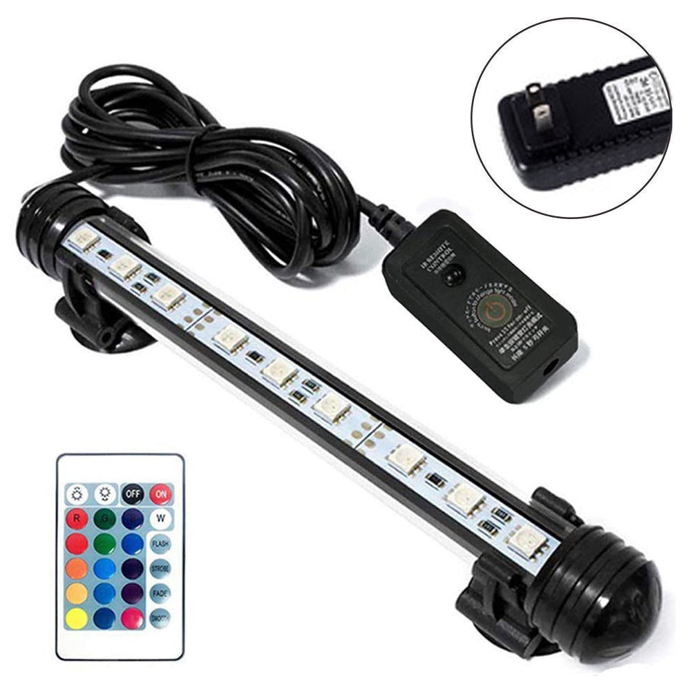 Submersible LED Aquarium Lights, Aquarium Lights with Timed Automatic On/Off, LED Strips for Fish Tanks, Animals & Pet Supplies > Pet Supplies > Fish Supplies > Aquarium Lighting Peralng 18 cm  