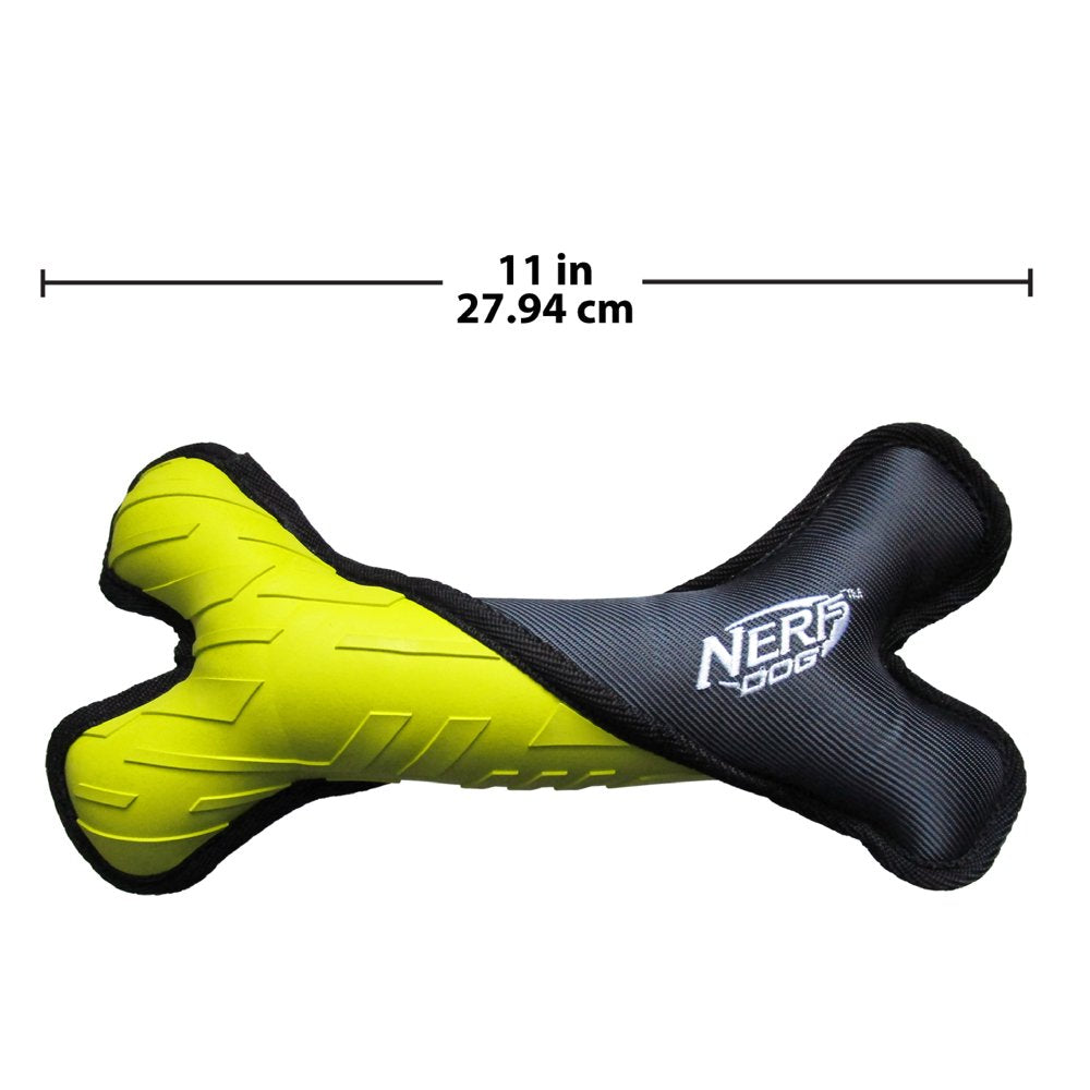 Nerf Dog Solid Tuff Nylon Rubber Bone Dog Toy, 11-Inch Animals & Pet Supplies > Pet Supplies > Dog Supplies > Dog Toys Gramercy Products, Inc.   