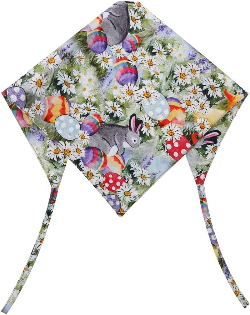 Easter Dog Bandana Reversible Triangle Bibs Scarf Accessories for Dogs Cats Pets Animals & Pet Supplies > Pet Supplies > Dog Supplies > Dog Apparel KZHAREEN   