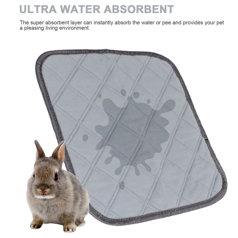 Deago Guinea Pig Cage Liners Washable Pee Pads Waterproof Reusable& anti Slip Guinea Pig Bedding Super Absorbent Pee Pad for Small Animals Animals & Pet Supplies > Pet Supplies > Small Animal Supplies > Small Animal Bedding Deago   