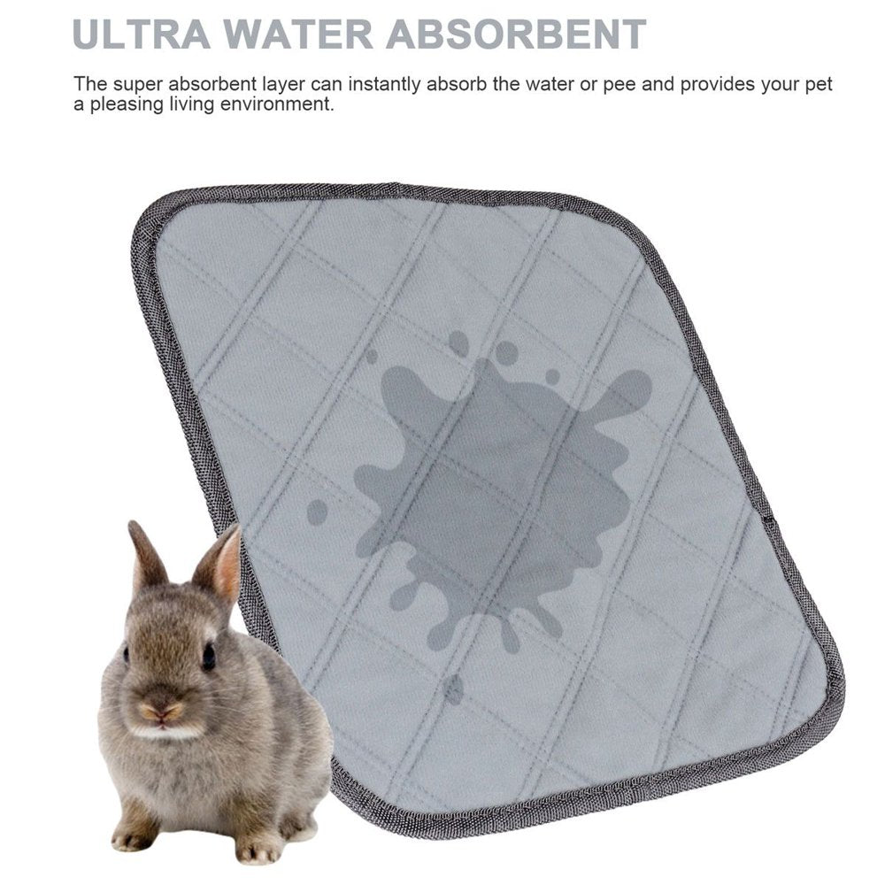 Luxtrada 2 Pack Guinea Pig Cage Liners Waterproof Reusable& anti Slip Guinea Pig Bedding Super Absorbent Pee Pad for Small Animals