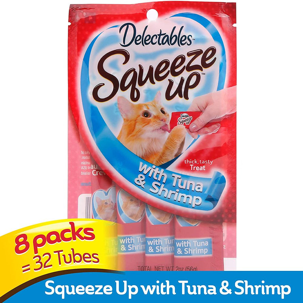 Delectables Squeeze up Lickable Wet Cat Treats – Chicken&Veggies – 32 Tubes Animals & Pet Supplies > Pet Supplies > Cat Supplies > Cat Treats Delectables Tuna&Shrimp - 32 Tubes  