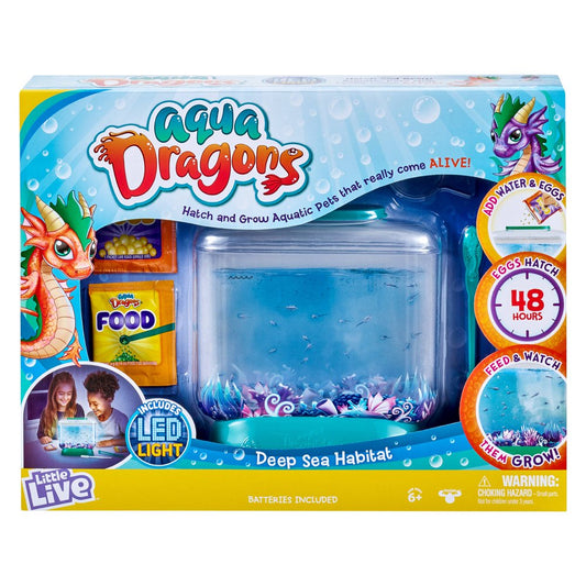 Little Live Aqua Dragons LED Light up Tank Hatch and Grow Aquatic Pets Animals & Pet Supplies > Pet Supplies > Fish Supplies > Aquarium Decor Moose Toys   