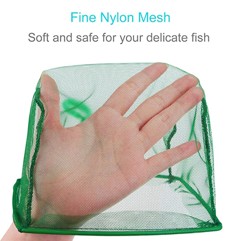 Cheers.Us Fine Mesh Fish Net for Fish Tank - Aquarium Net Scoop, Aquarium Fish Skimmer Net with Plastic Handle for Catching Small Fish, Shrimp, Aquatic Plants-3/4/5/6/8/10Inch Animals & Pet Supplies > Pet Supplies > Fish Supplies > Aquarium Fish Nets Cheers.US   