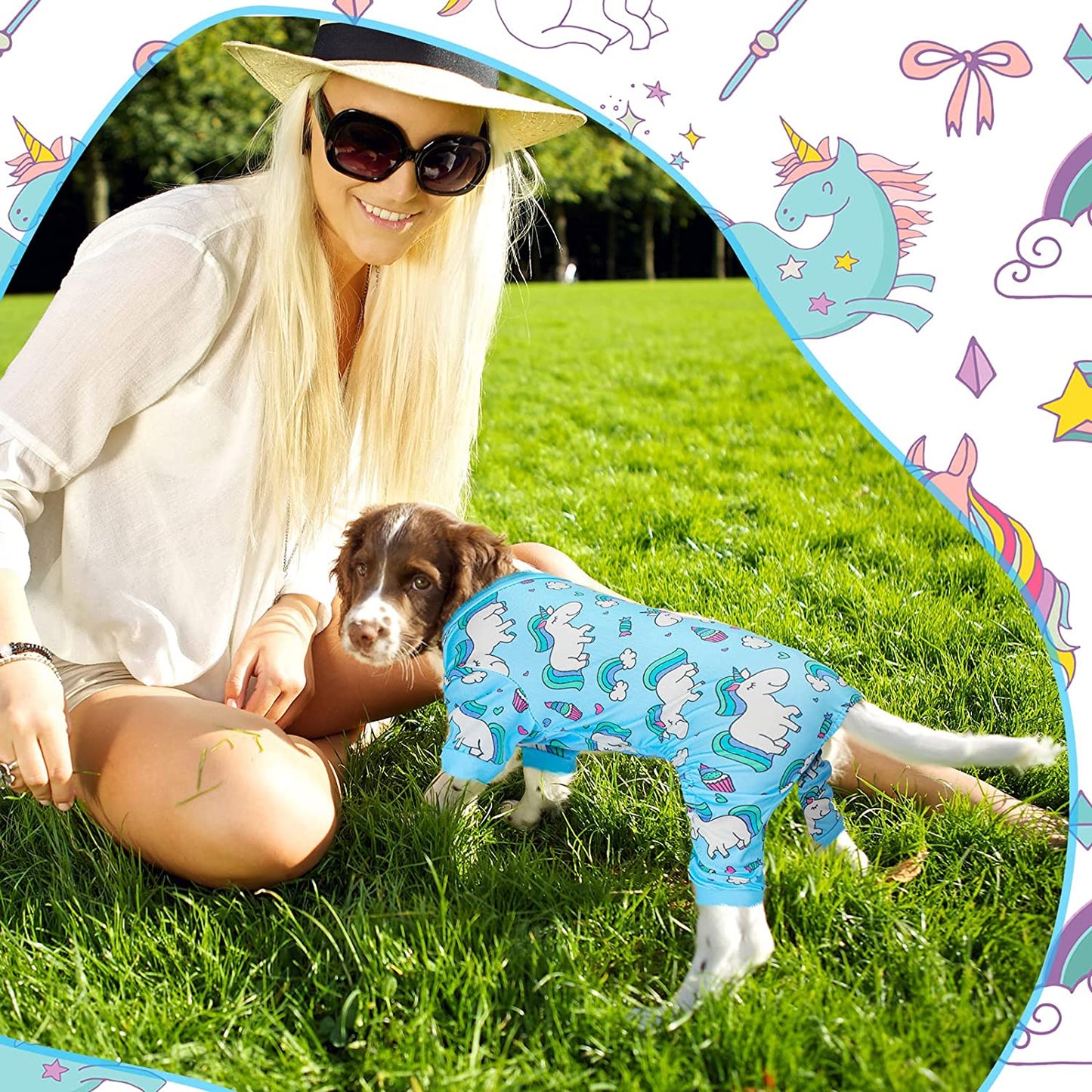 3 Pieces Dog Pajamas Puppy Onesies Soft Dog Pet Clothes Dog Jumpsuit Jammies for Small Medium Large Dogs Cute Apparel Bodysuits Dog Pjs for Girl and Boy, 3 Styles(S Fits 3.3-5.5 Lbs) Animals & Pet Supplies > Pet Supplies > Dog Supplies > Dog Apparel Frienda   