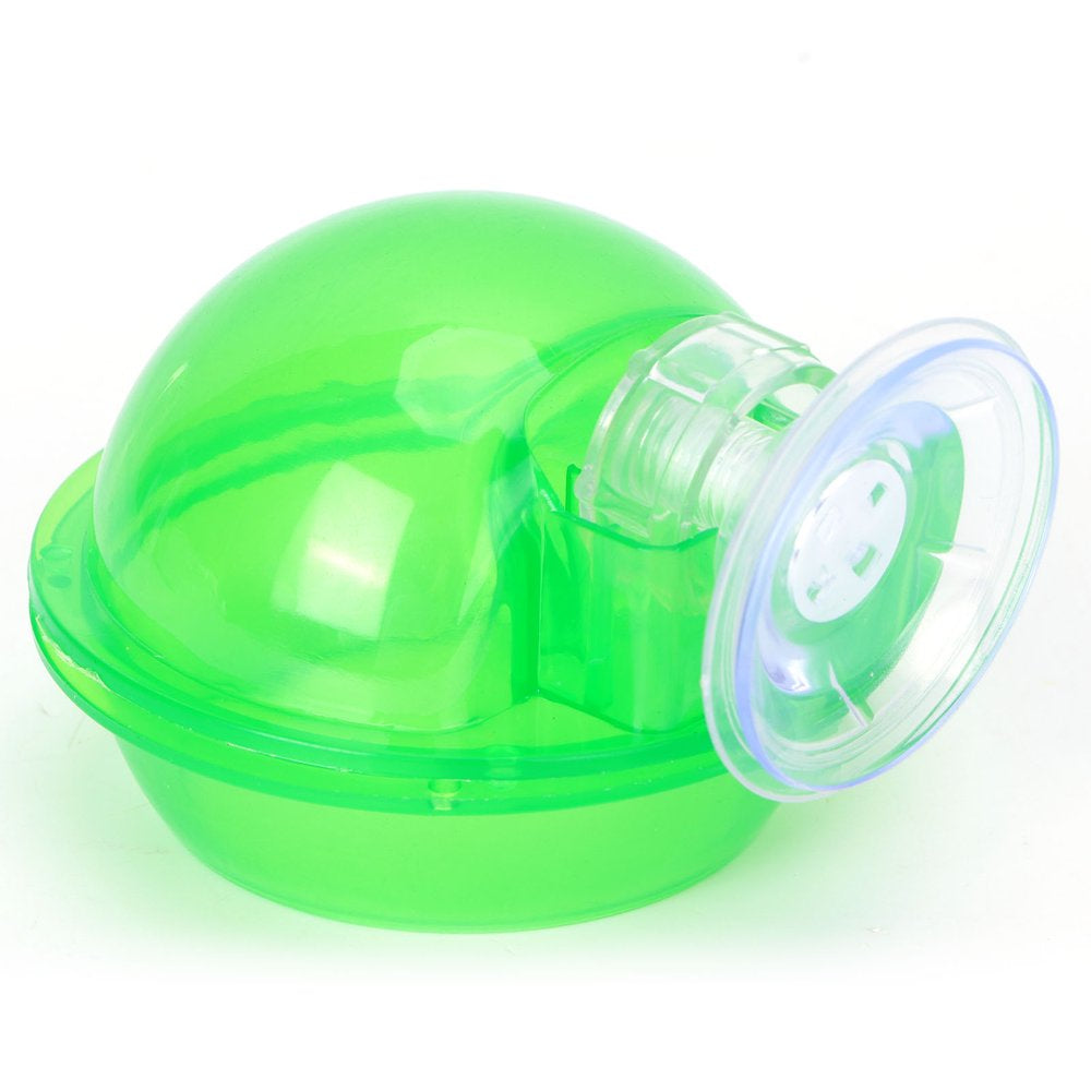 EBTOOLS Suction Cup Reptile Feeder Translucent Aquatic Nursery Basin for Amphibian Reptile Tortoise Gecko Snake Lizard,Worm Live Fodder Container,Suction Cup Reptile Feeder Animals & Pet Supplies > Pet Supplies > Reptile & Amphibian Supplies > Reptile & Amphibian Food EBTOOLS   