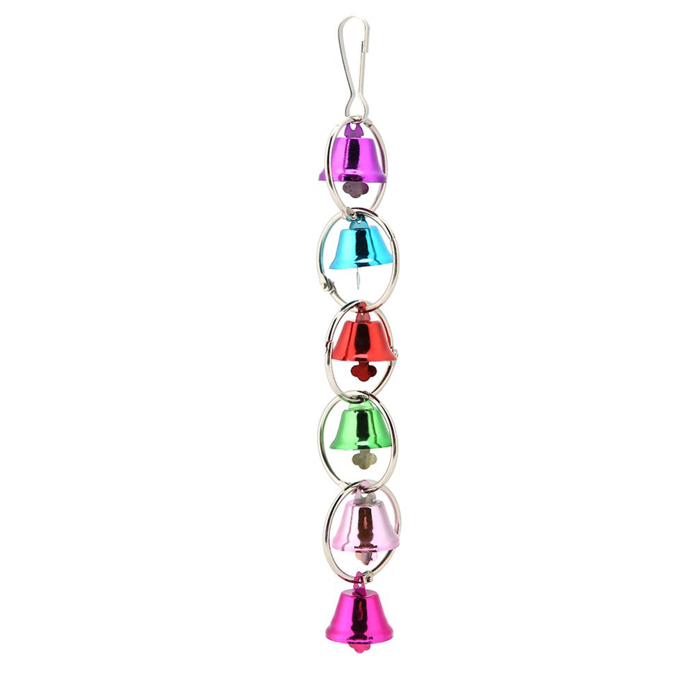 Kritne Hanging Bells Toy,Toy Bird Toys Hanging Bells Toy Toy Suitable for Parrots and Birds, Hanging Toy Bells Animals & Pet Supplies > Pet Supplies > Bird Supplies > Bird Toys Kritne   