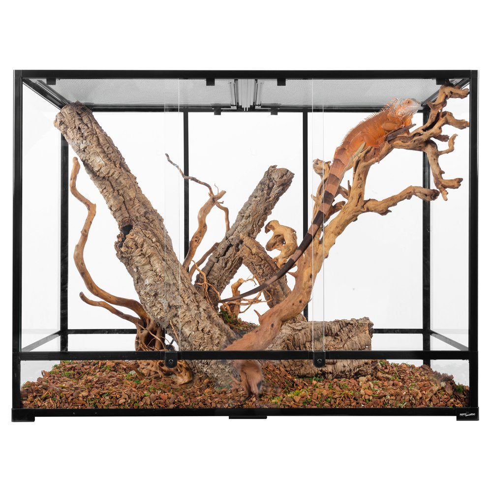 REPTI-ZOO Reptile Glass Terrarium, 48" X 18" X 36" Sliding Doors Reptile Terrarium, 135 Gallon Animals & Pet Supplies > Pet Supplies > Reptile & Amphibian Supplies > Reptile & Amphibian Substrates ETAN PET SUPPLIES INC   