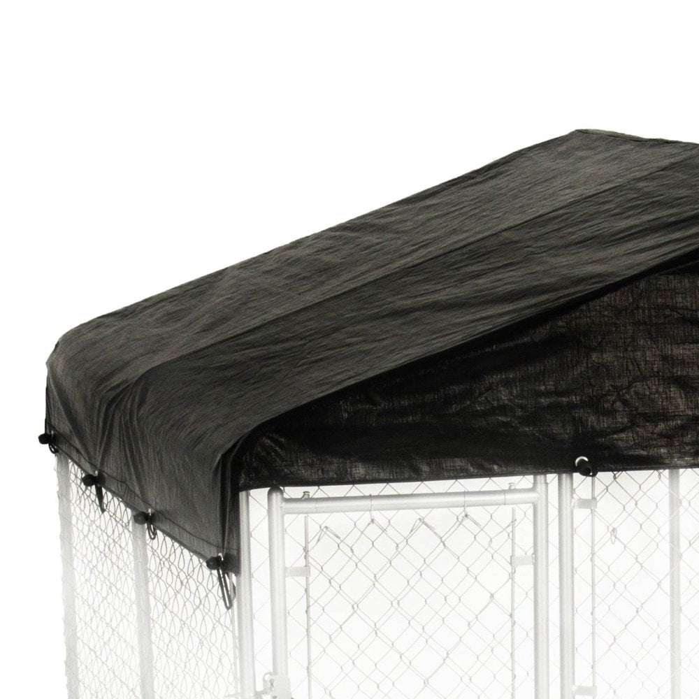 Weatherguard 10' X 10' Dog Run Kennel Waterproof Roof Cover Only (2 Pack) Animals & Pet Supplies > Pet Supplies > Dog Supplies > Dog Kennels & Runs Weatherguard   