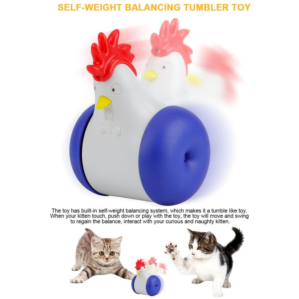 Luxtrada Cat Laser Toys - 3-In-1 Interactive Cat Toys for Indoor Cats, Cat Laser Toy, Sliding & Bird Song Toy. Rechargeable, Cat Chase Toy, Auto Shutoff & Laser Safe Animals & Pet Supplies > Pet Supplies > Cat Supplies > Cat Toys Luxtrada   