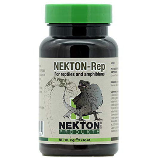Nekton-Rep Vitamin Mineral Supplement for Reptiles and Amphibians, 75Gm Animals & Pet Supplies > Pet Supplies > Reptile & Amphibian Supplies > Reptile & Amphibian Food Nekton   