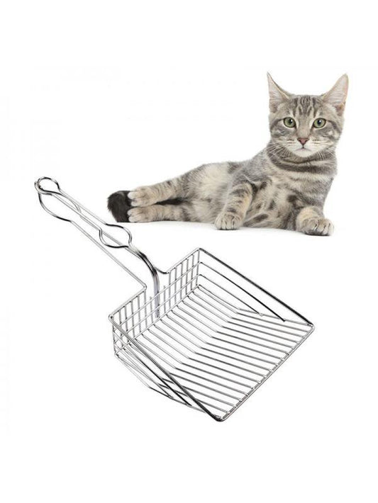 VICODOA Stainless Steel Cat Litter Shovel Cleaning Pet Supplies Animals & Pet Supplies > Pet Supplies > Cat Supplies > Cat Litter Vicooda   