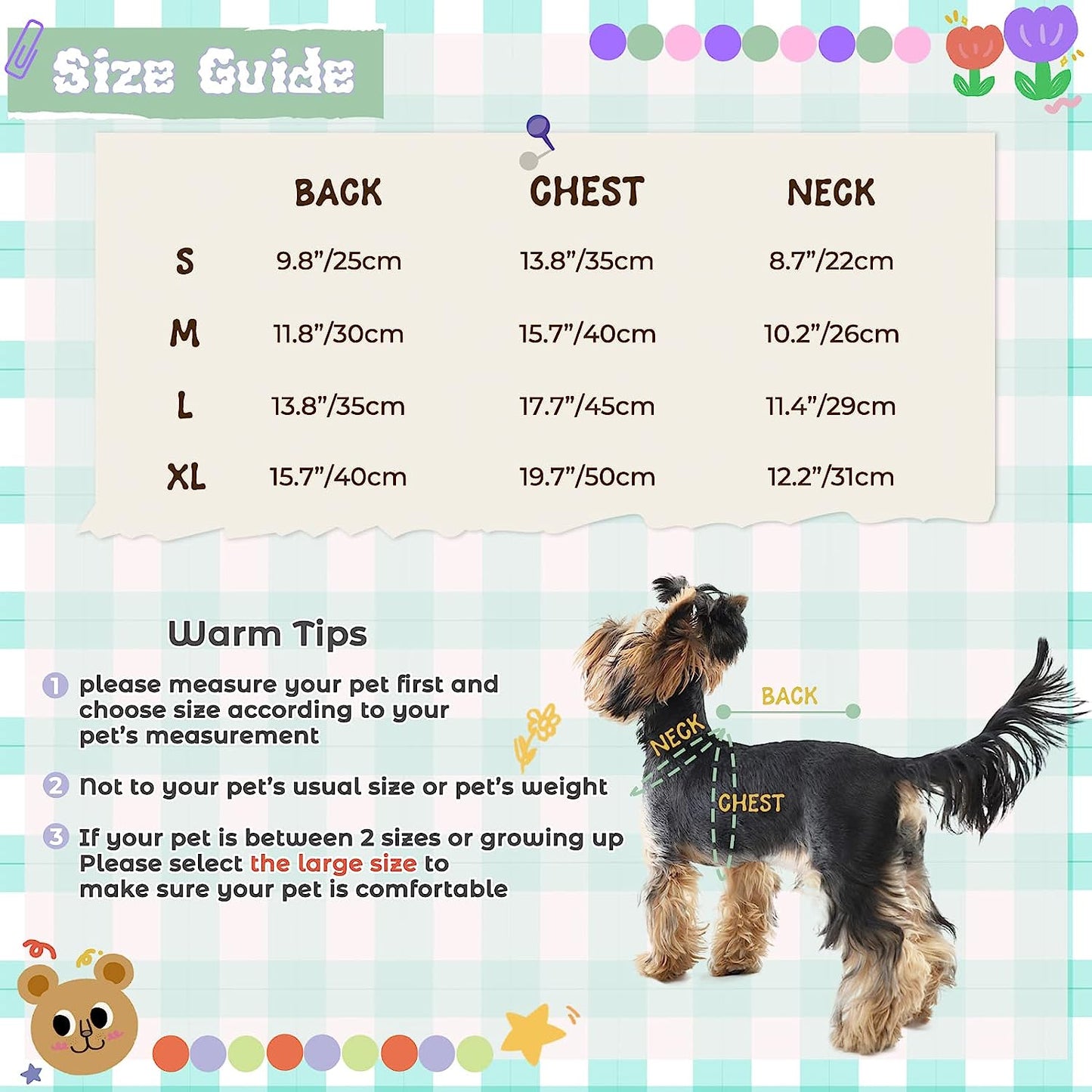 Rypet 2 Packs Plaid Dog Hoodie Sweatshirt Sweater for Dogs Pet Clothes with Hat and Pocket Warm Puppy Sweater for Small Dogs Girl & Boy XL Animals & Pet Supplies > Pet Supplies > Dog Supplies > Dog Apparel Rypet   