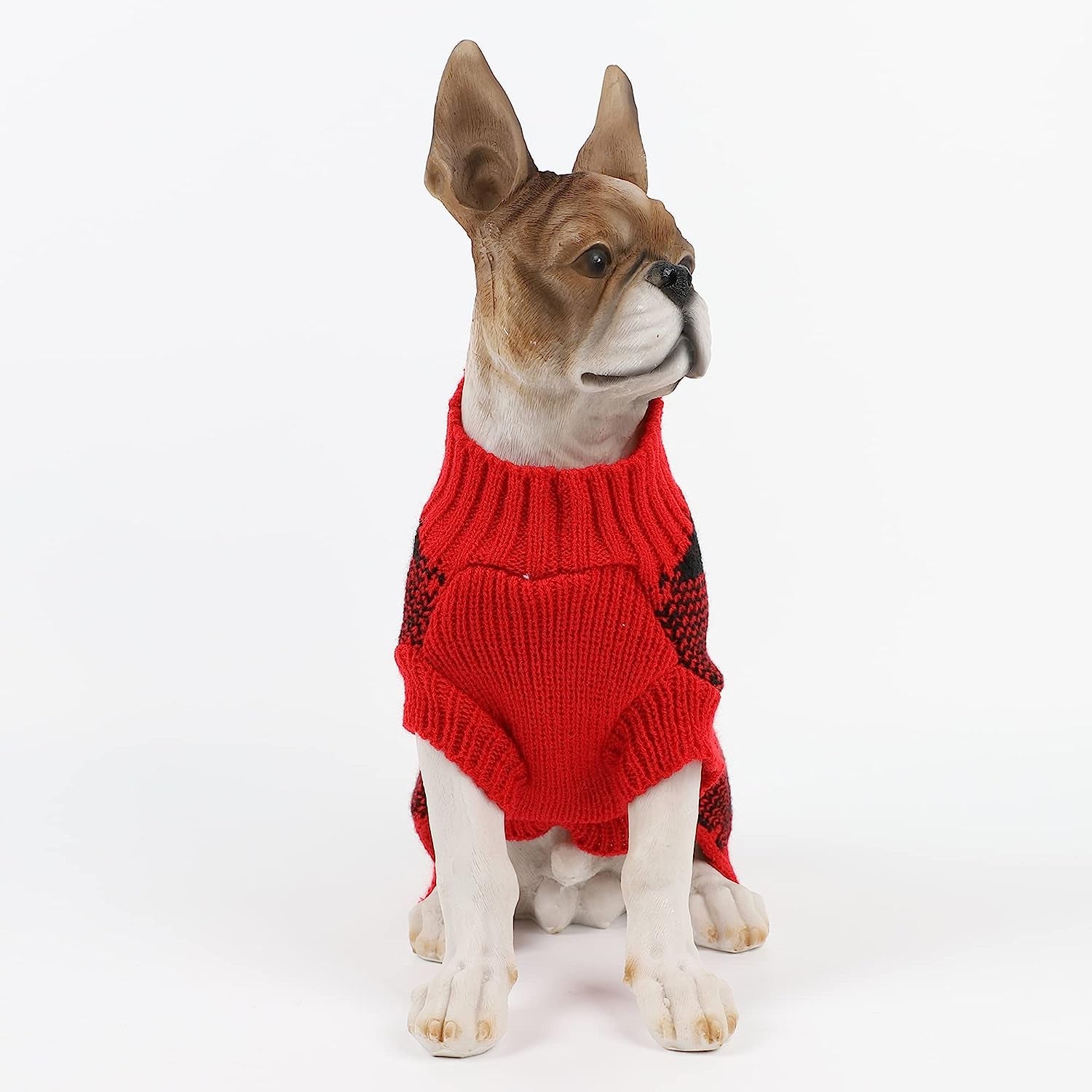 HAPEE Christmas Dog Sweaters for Small Dogs, Argyle Winter Xmas Pet Clothes Animals & Pet Supplies > Pet Supplies > Dog Supplies > Dog Apparel MPT.Co.Ltd   