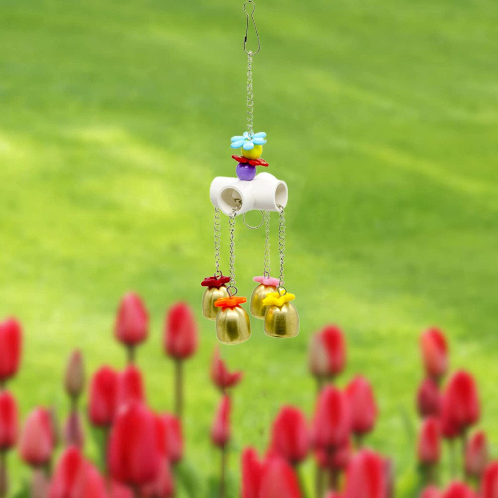 Parrot Bell Toys Birds Chewing Hanging Swing Cage Toy Bite Accessories Parakeet Beads Toy Pet Birds Supplies Animals & Pet Supplies > Pet Supplies > Bird Supplies > Bird Cage Accessories Enow-YL   