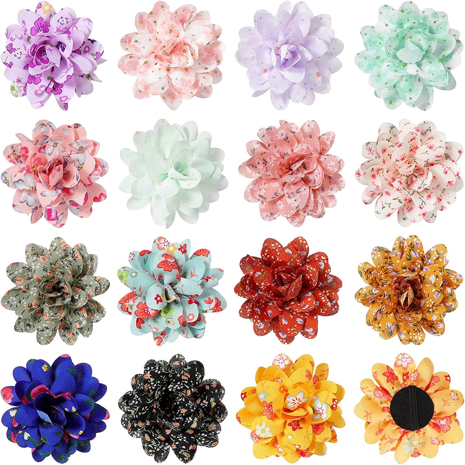 30 Pcs Dog Collar Flowers Pet Flower Bow Ties Multi-Color Sunflower Dog Charms Flower for Girl Dog Accessories Small Medium Large Cat Puppy Collar Attachment Embellishment Bows Grooming Supplies Animals & Pet Supplies > Pet Supplies > Dog Supplies > Dog Apparel Xuniea   