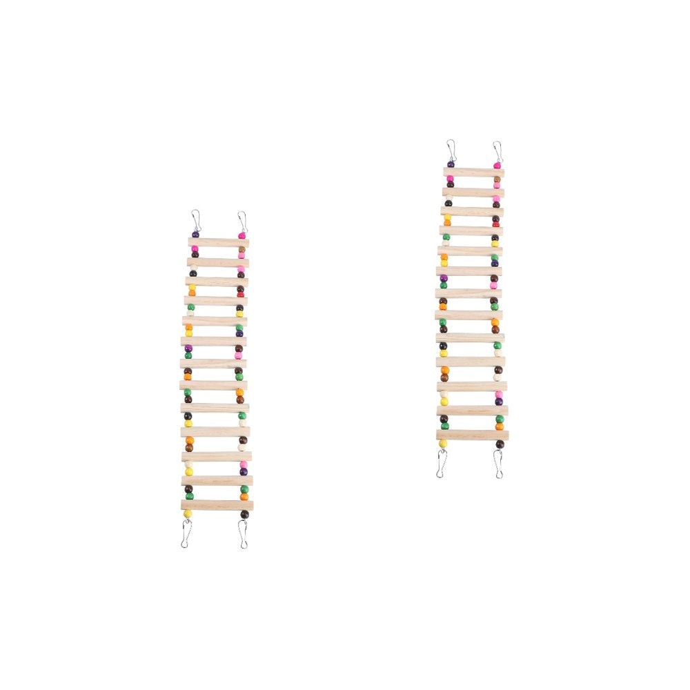 Frcolor Bird Toys Parrot Large Toys Ladder Birds Cages Parrots Parrots Conures Hanging Perch Foraging African Grey Parakeets Animals & Pet Supplies > Pet Supplies > Bird Supplies > Bird Ladders & Perches FRCOLOR   