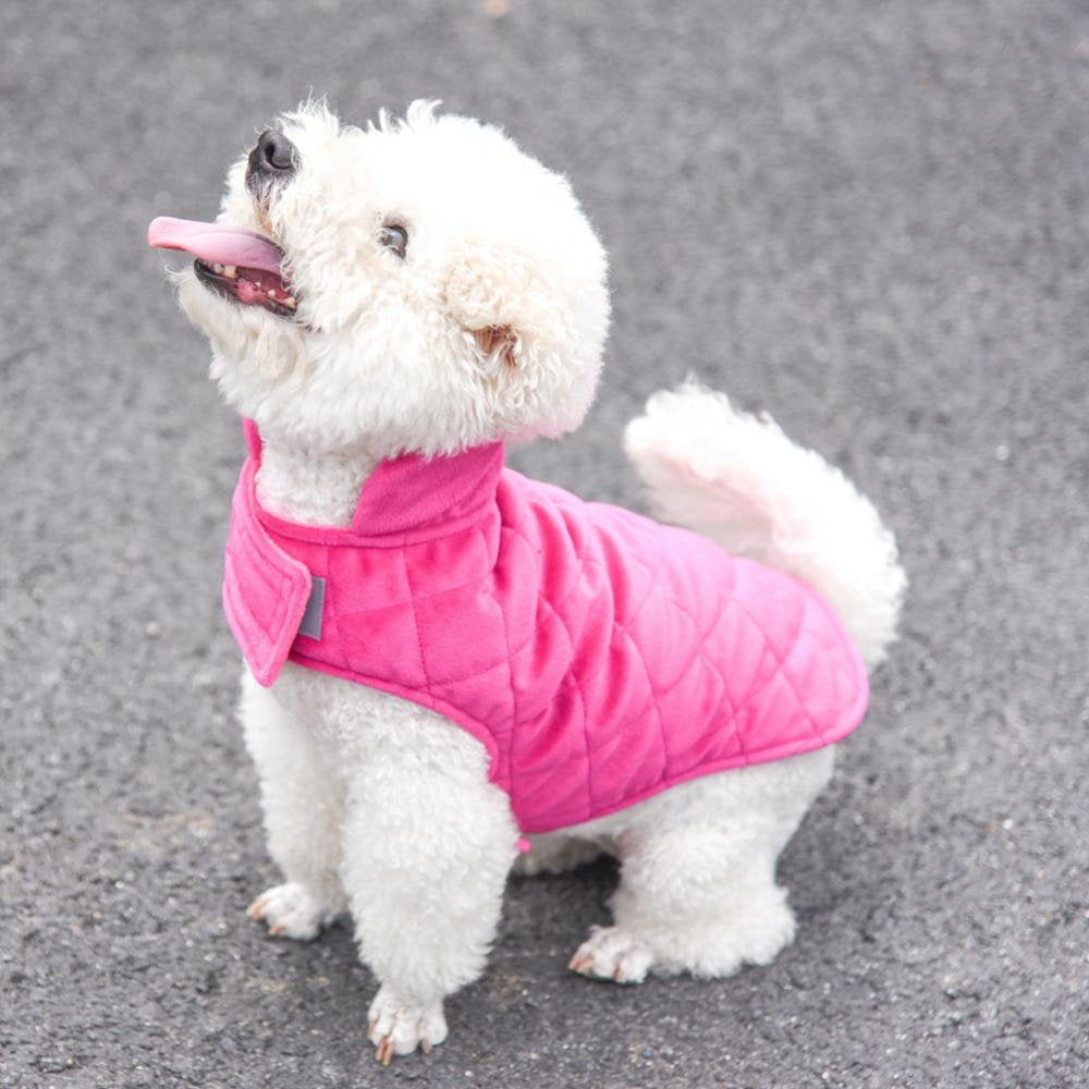 Summark Comfort Fit Dog Clothes Warm Dog Coat Windproof Reversible New Soft Padded Style Dog Vest Apparel for Cold Weather Dog Jacket for Small -Large Dogs Animals & Pet Supplies > Pet Supplies > Dog Supplies > Dog Apparel Sunmark   