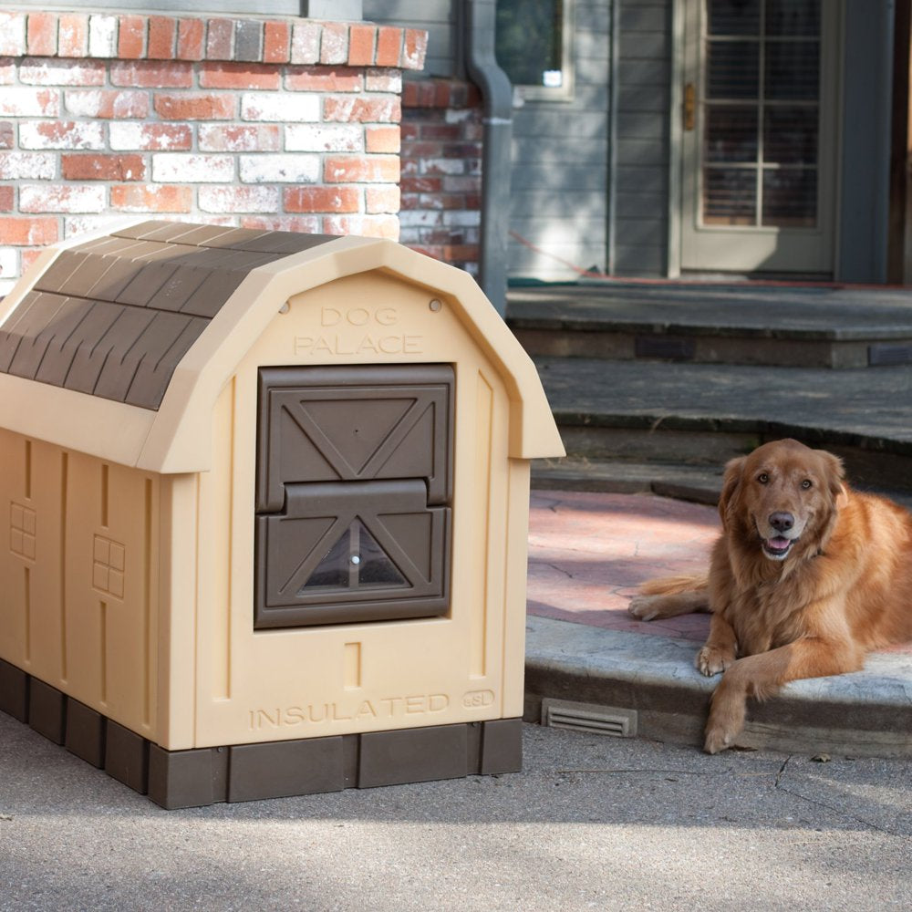 Dog Palace Insulated Dog House, Large, Inner Dimensions 30.5"H X 24"W X 35.5"L