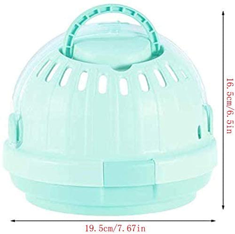 Portable Hamster Carry Cage Habitat, 7.6X6.5In Small Animal Cage, with Water Bottle Travel Handbags Animals & Pet Supplies > Pet Supplies > Small Animal Supplies > Small Animal Habitats & Cages Universal   