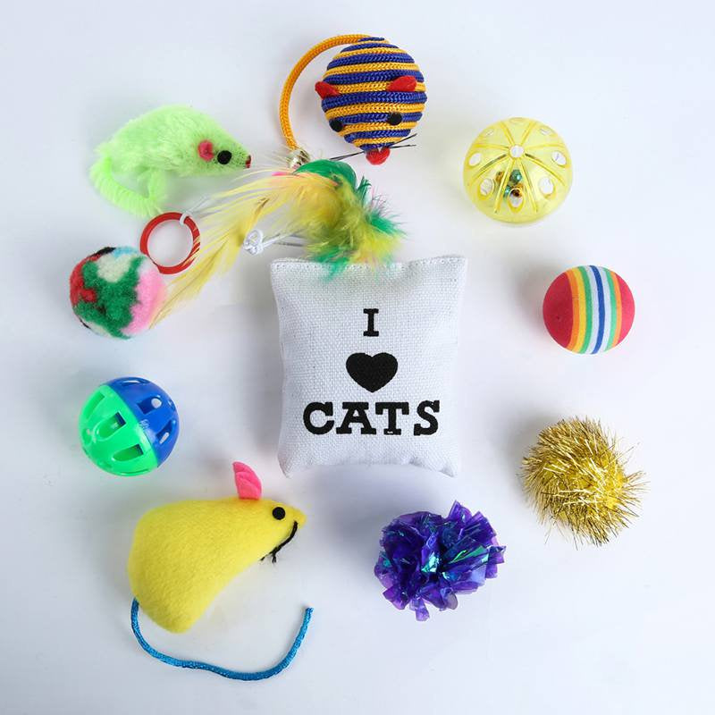 Weefy Toys Cat Lot Bulk Mice Balls Catnip Kitty Kitten Play Toy Treats Pet Animals & Pet Supplies > Pet Supplies > Cat Supplies > Cat Toys Weefy   