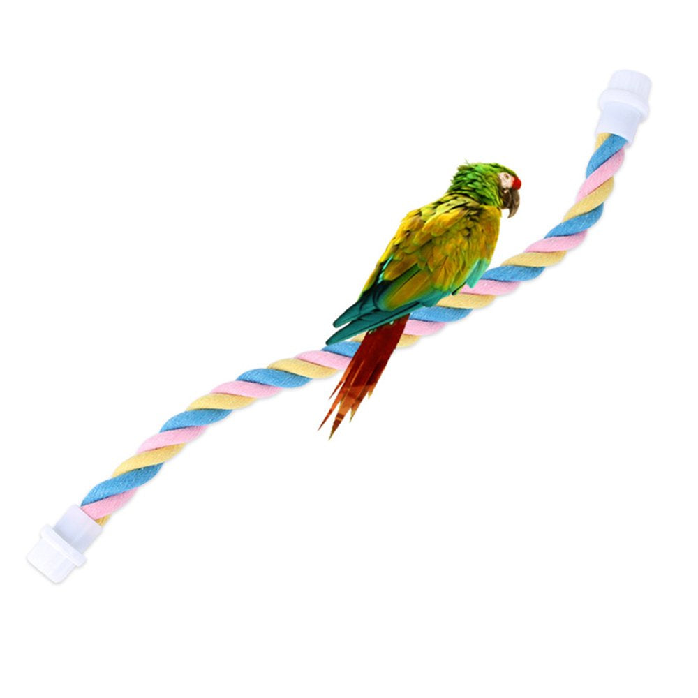 Bird Toys 10Pcs Parrot Chew Toy Swing Ladder Rope Perch for Small Medium Birds Animals & Pet Supplies > Pet Supplies > Bird Supplies > Bird Ladders & Perches WANGFUFU   