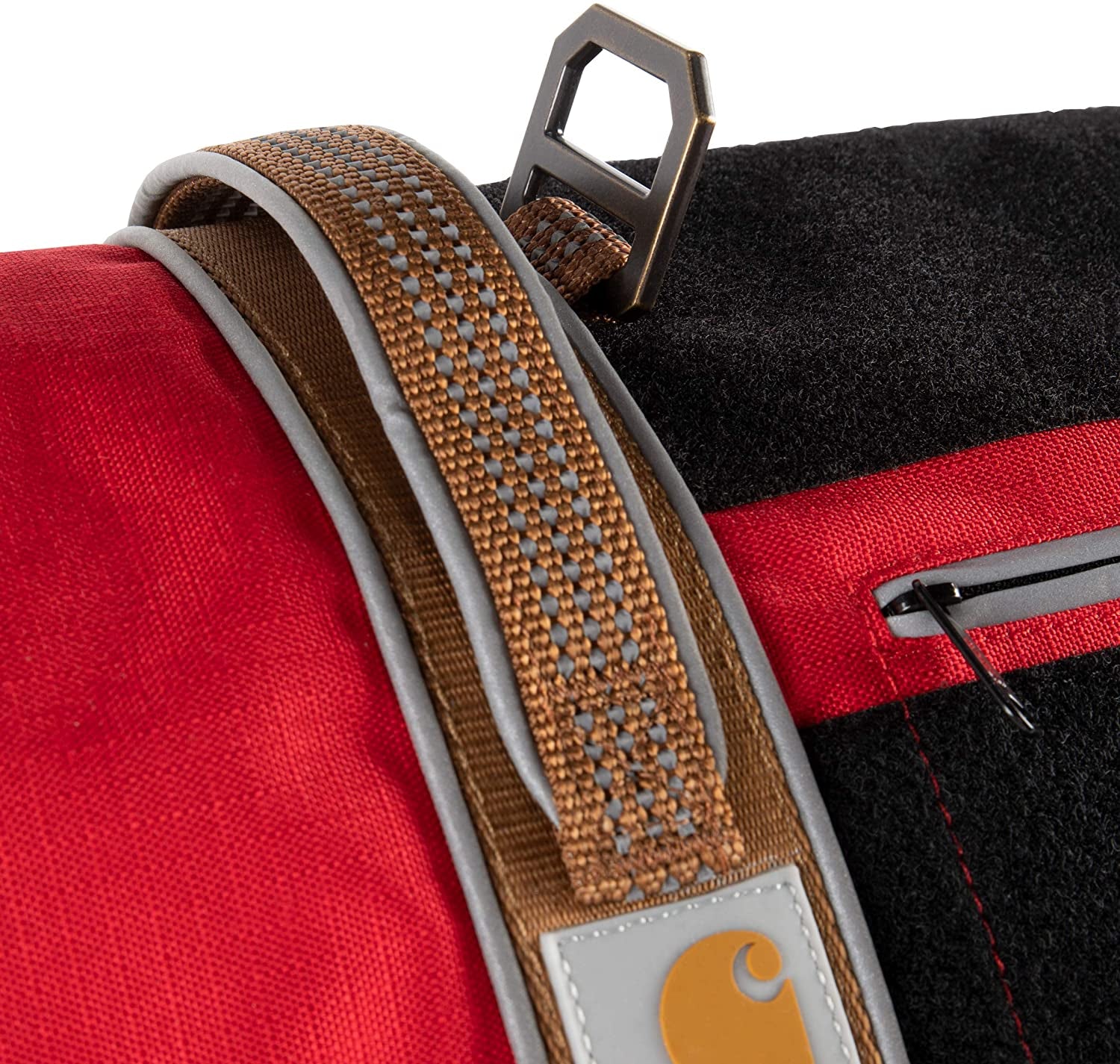 Carhartt Pet Vests, Nylon Ripstop Service Dog Harness, S, High Risk Red/Carhartt Brown , Small Animals & Pet Supplies > Pet Supplies > Dog Supplies > Dog Apparel Signature Products Group (SPG)   