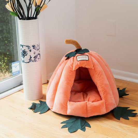 Armarkat Cat Bed Model C85CCS Pumpkin Shape Animals & Pet Supplies > Pet Supplies > Cat Supplies > Cat Beds Aeromark International Inc.   