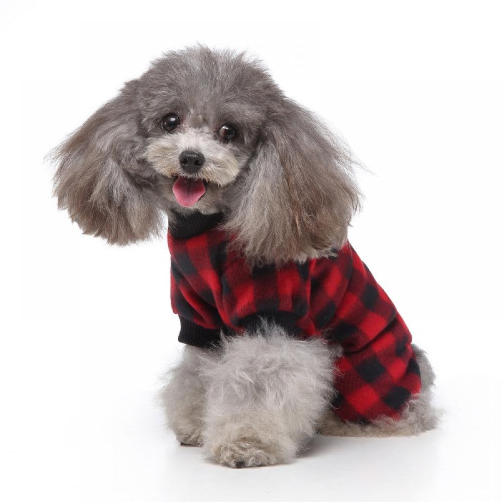 Cute Plaid Dog Pajamas - Pajamas for Dogs, Super Soft Breathable Pet Shirts Clothes Sweet Cat Apparel Doggie Jumpsuits Animals & Pet Supplies > Pet Supplies > Dog Supplies > Dog Apparel Amazing Fashion Decoration   