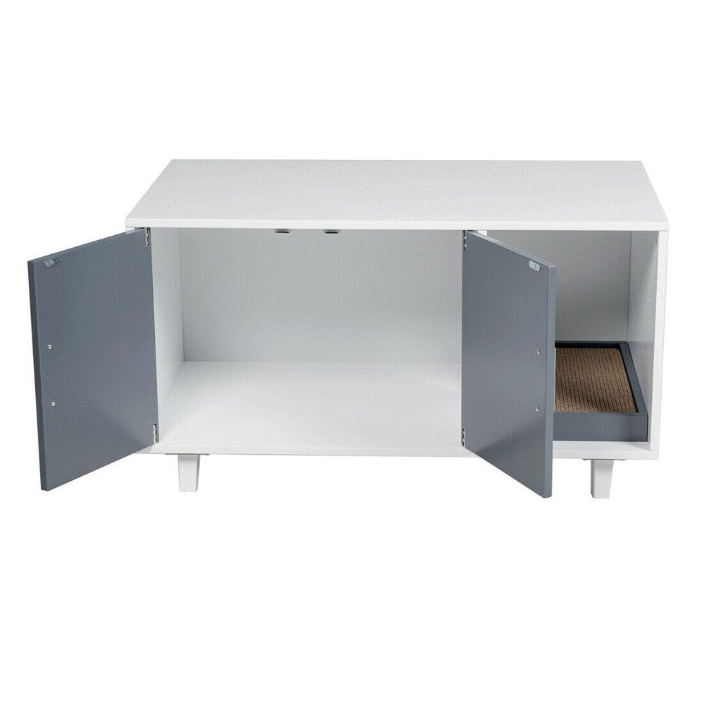 Good Life Apparel Modern Pet Crate Litter Box Enclosure House Table Animals & Pet Supplies > Pet Supplies > Cat Supplies > Cat Apparel Good Life Apparel   