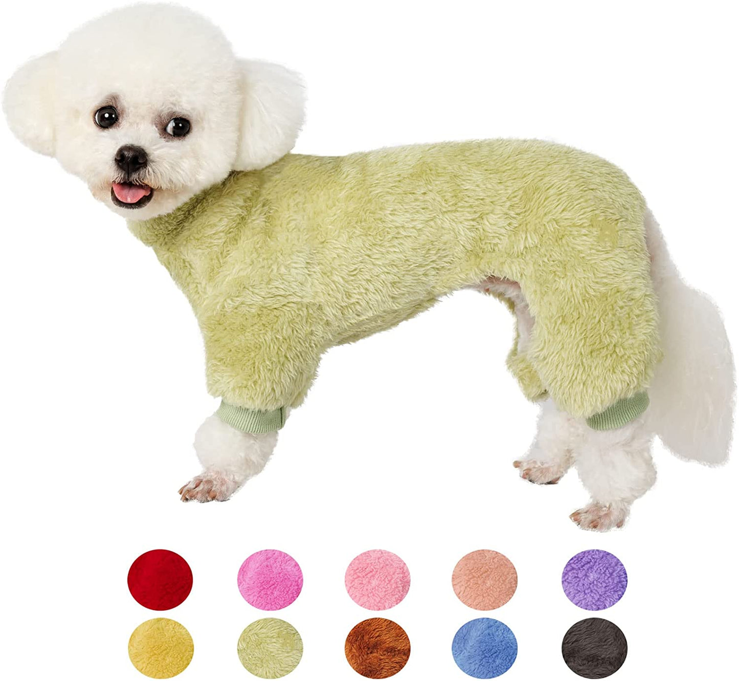 Dog Sweater Coat, Dog Pajamas PJS, Dog Clothes, Dog Christmas Sweaters for Small Medium Dogs Boy Girl Cat Apparel Doggie Jacket Onesie Soft Warm Holiday Outfits (Small, Pink) Animals & Pet Supplies > Pet Supplies > Dog Supplies > Dog Apparel YUGGI Olive Small 